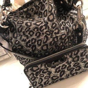 Leopard Print Coach Bag | Matching Coach Wallet
